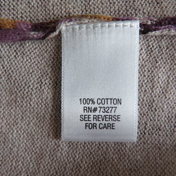 NWT Croft & Barrow Women’s V-neck Floral Motif Knit Top M - Picture 10 of 11